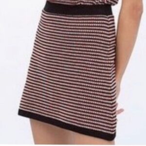 Zara Knit Cotton Sweater Mini Skirt